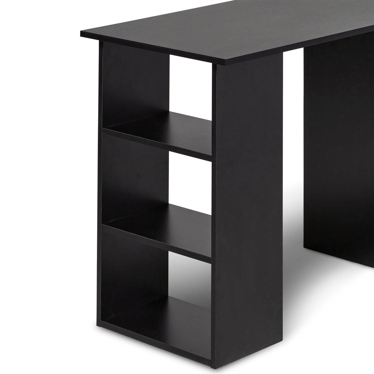 Essie 3 Drawer Desk - Black