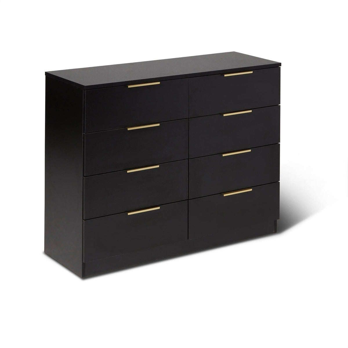 Outlet - Essie 8 Drawer Chest of Drawers - Black