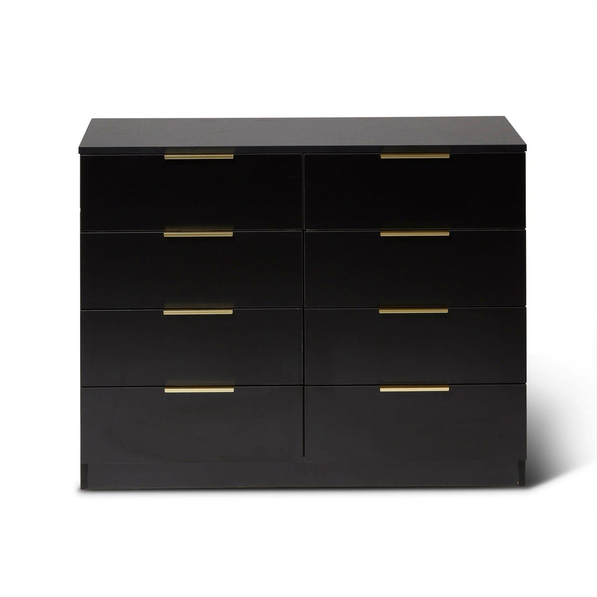 Outlet - Essie 8 Drawer Chest of Drawers - Black