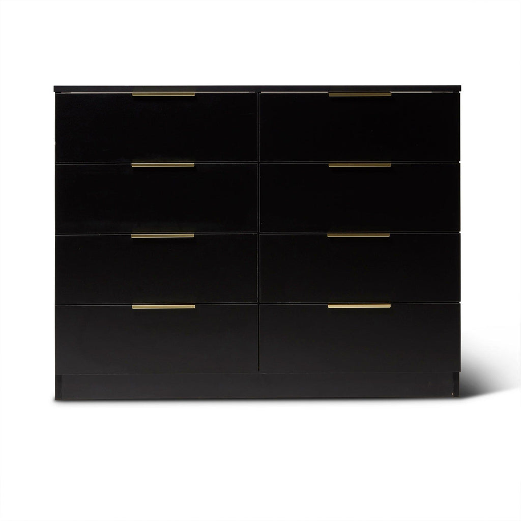 Outlet - Essie 8 Drawer Chest of Drawers - Black