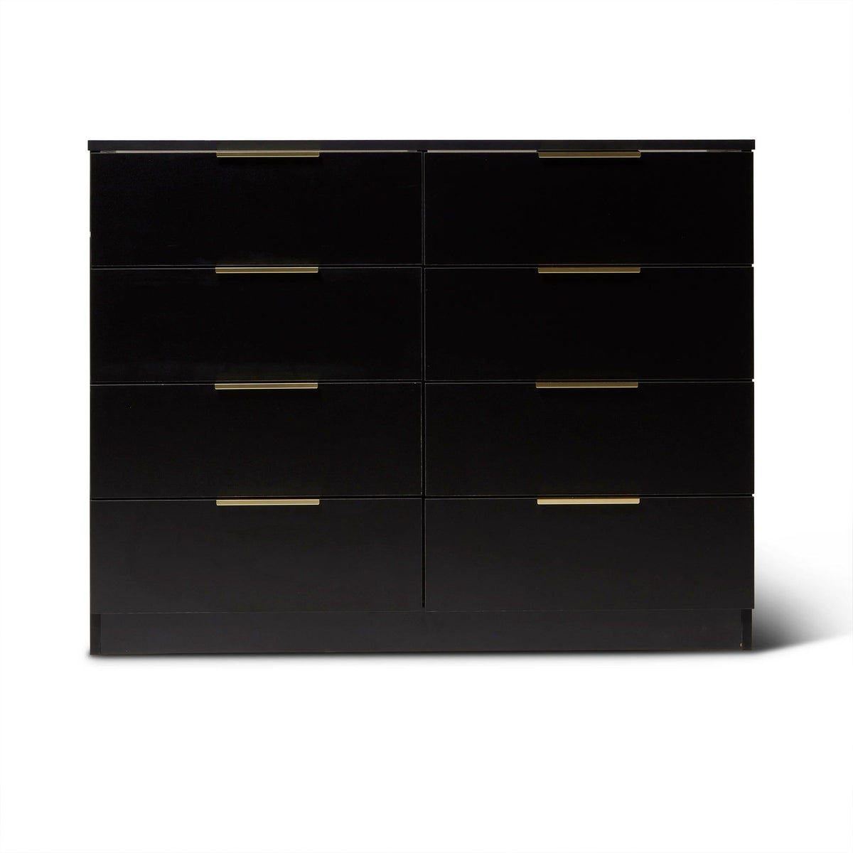 Outlet - Essie 8 Drawer Chest of Drawers - Black