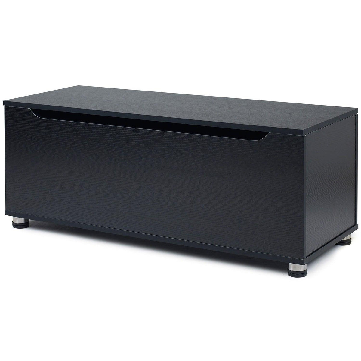 Essie Wooden Storage Chest - Blanket Box - Toy Chest - Black