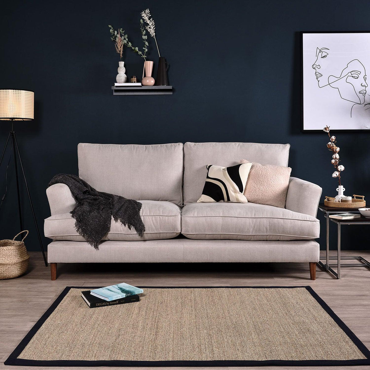 OUTLET - Frankie 3 Seater Sofa - Natural Clay