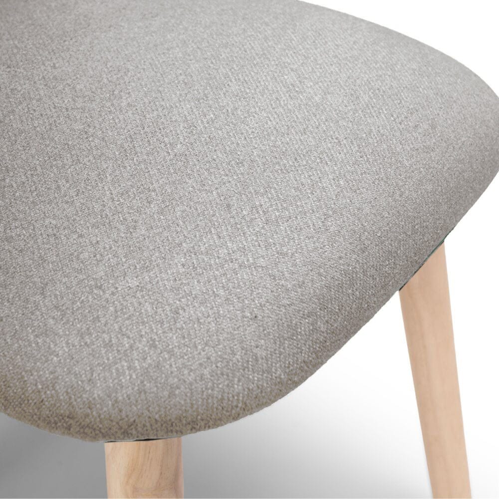 Freya Fossil Armchairs - Set of 2 - Whitewash Oak Legs