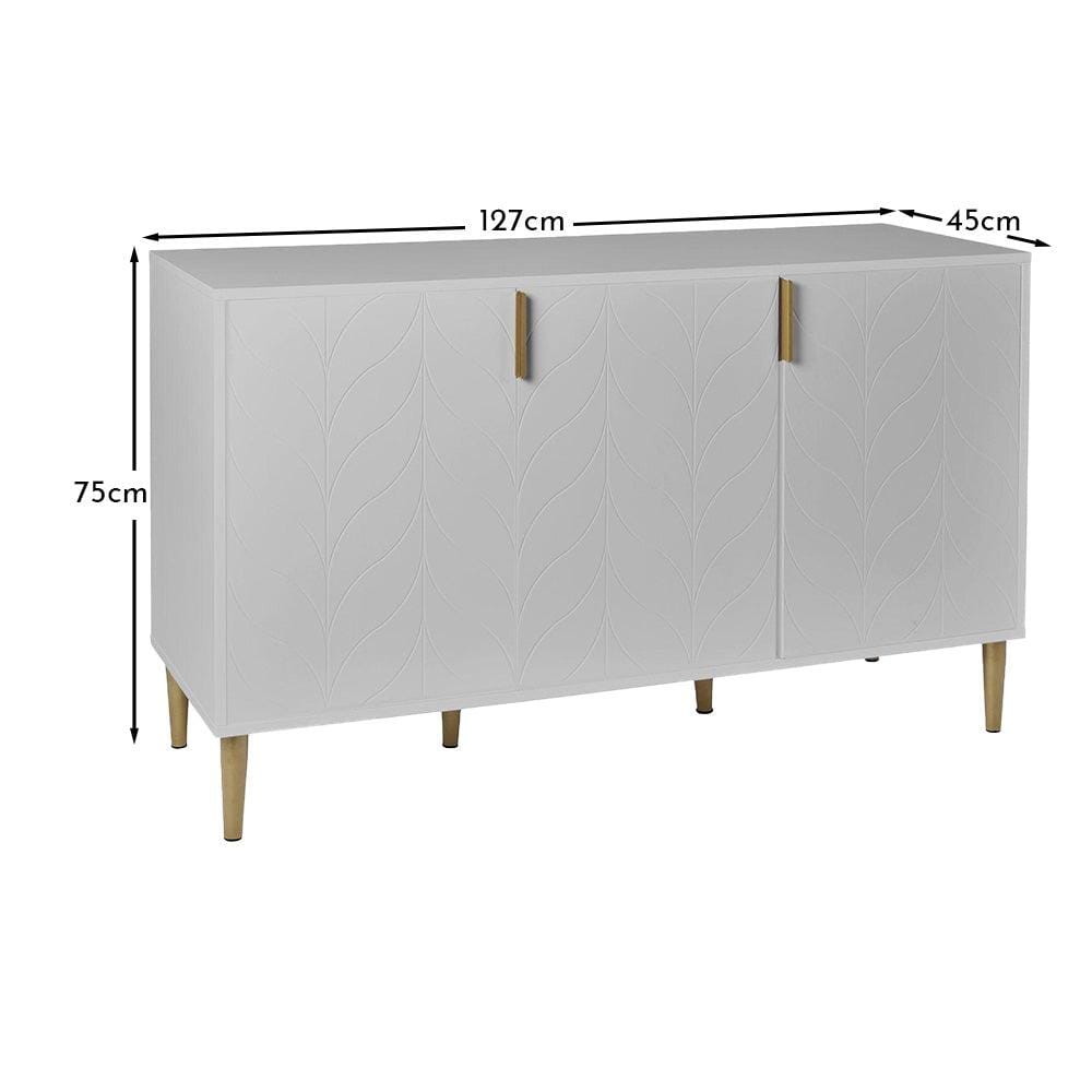 Gloria 3 Door Large Sideboard - Mist Grey