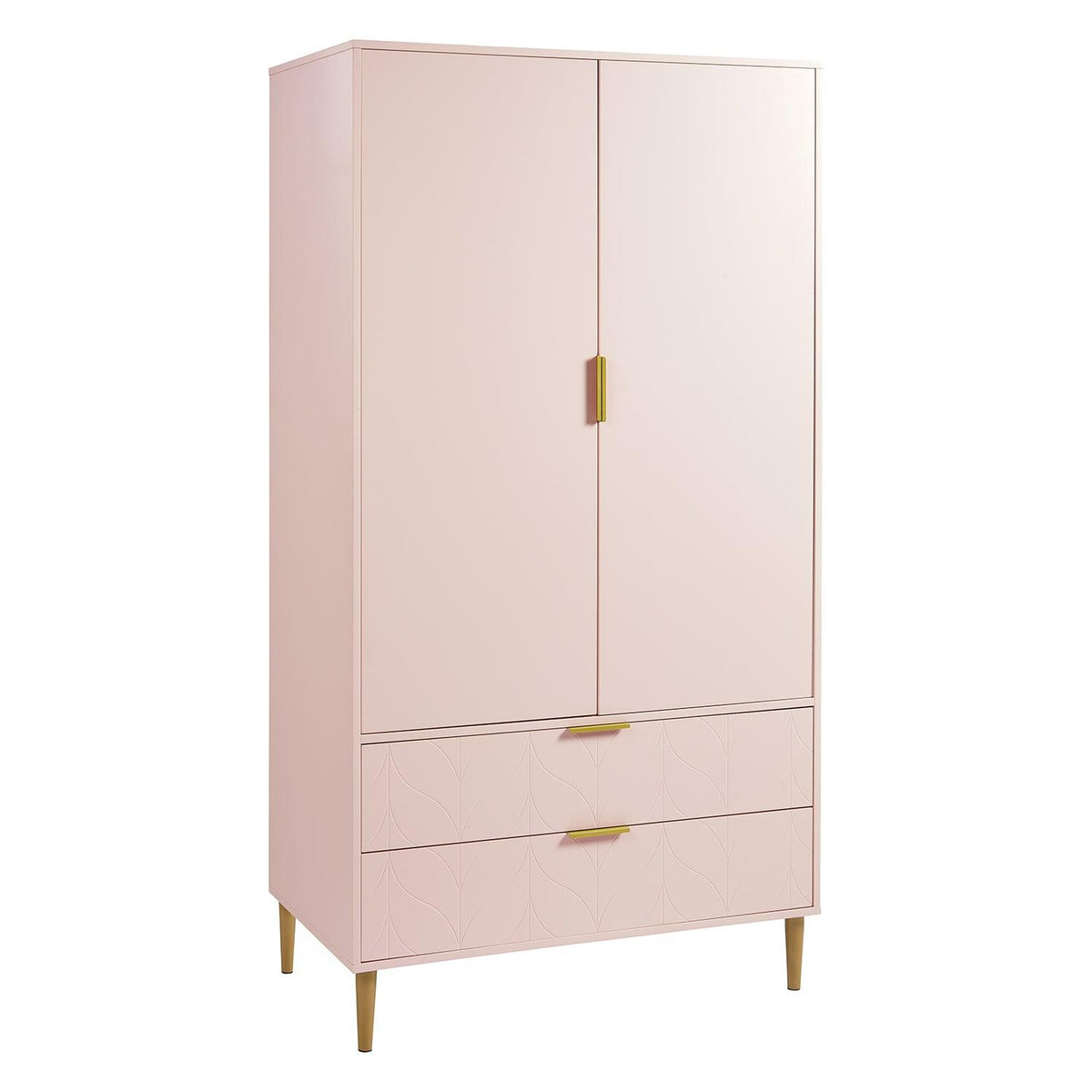 Gloria Double Wardrobe - Blush Pink