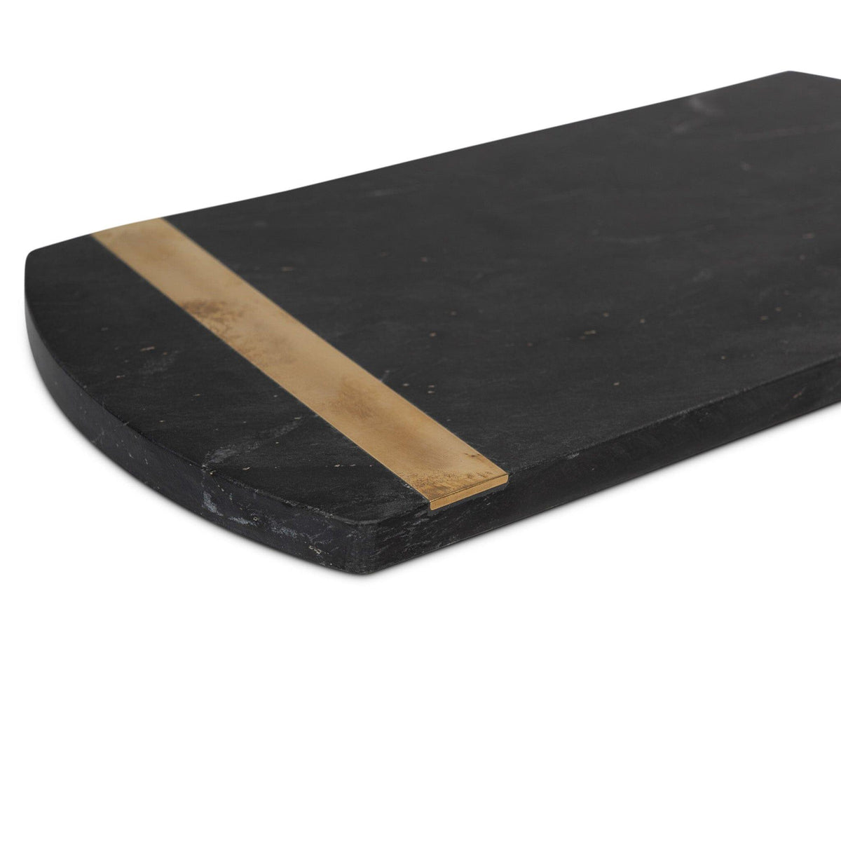 Grazeley 38x18cm  Marble Serving Board - Black