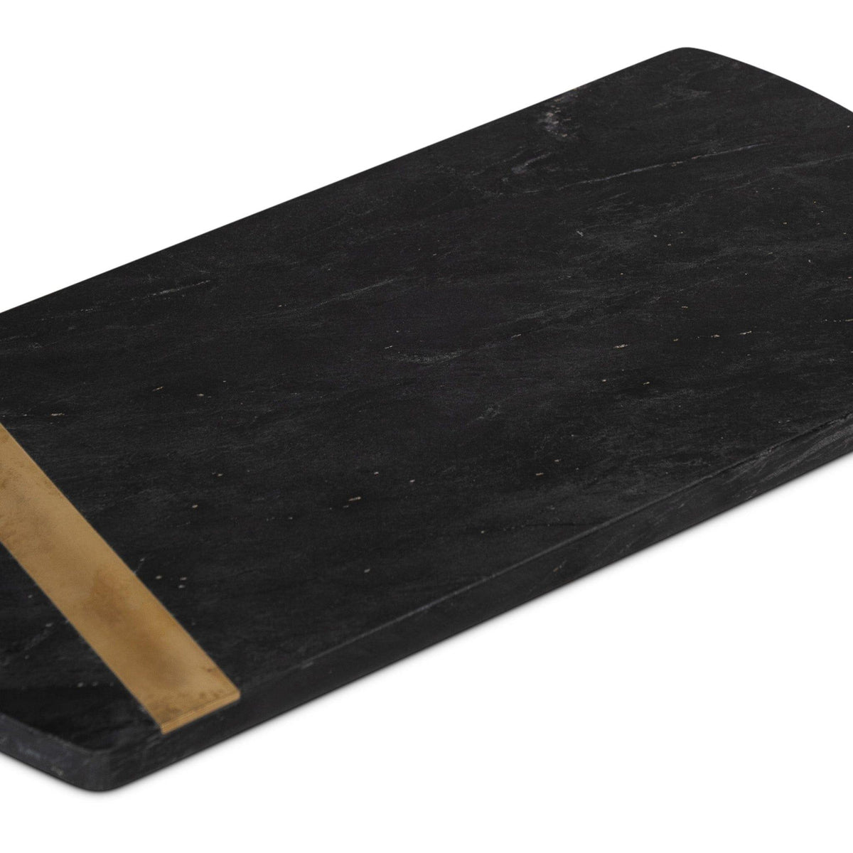 Grazeley 38x18cm  Marble Serving Board - Black
