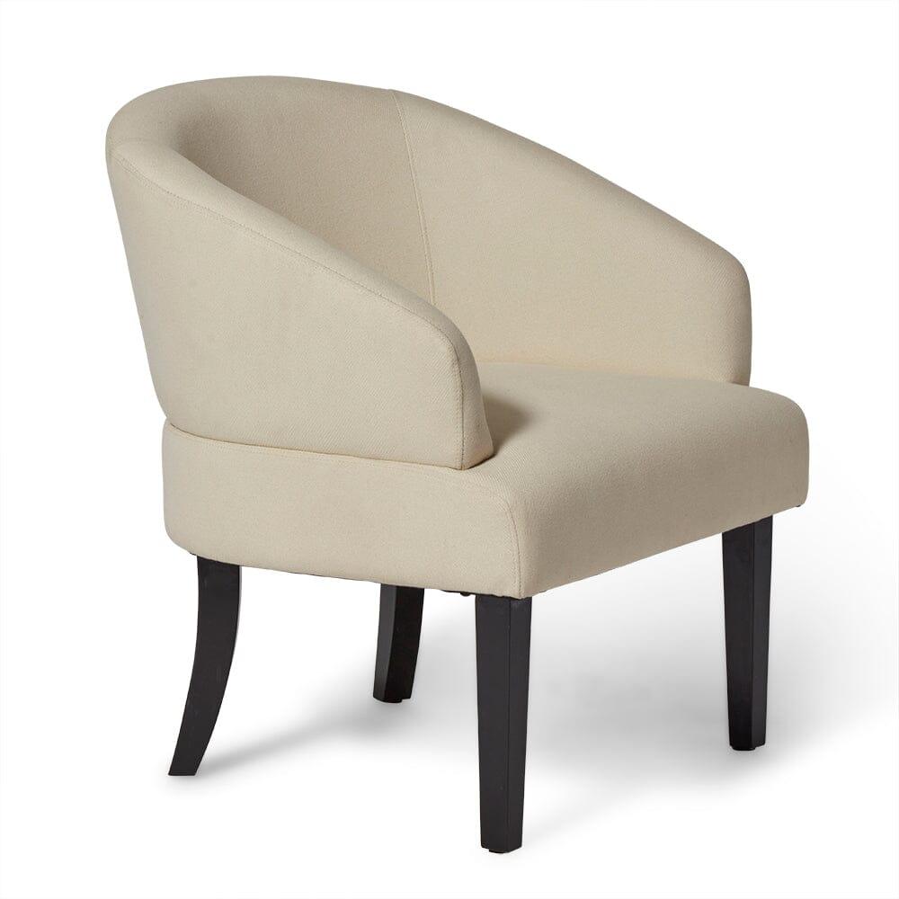 Outlet - Henriette Occasional Chair - Ivory Woolly Twill
