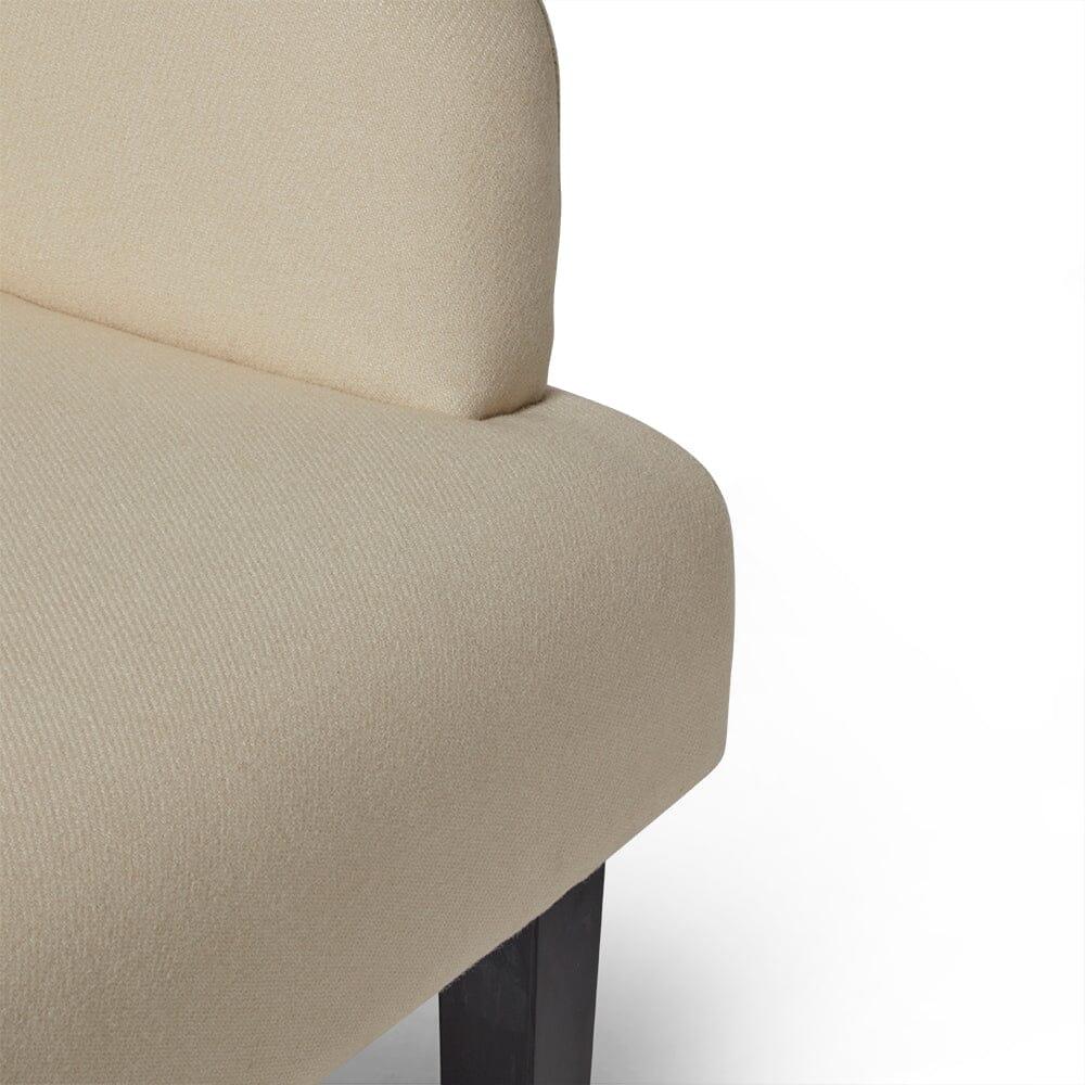 Outlet - Henriette Occasional Chair - Ivory Woolly Twill
