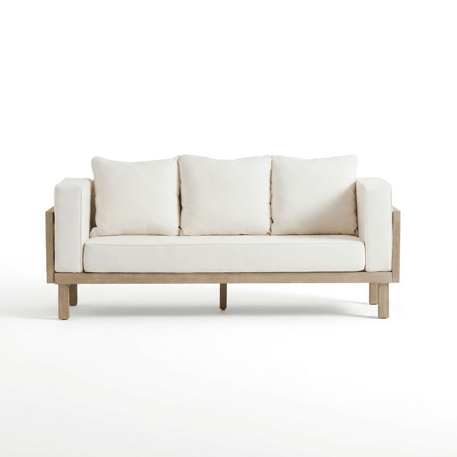 Akira 5 Seater Wooden Garden Set with 2 Akira Side Tables
