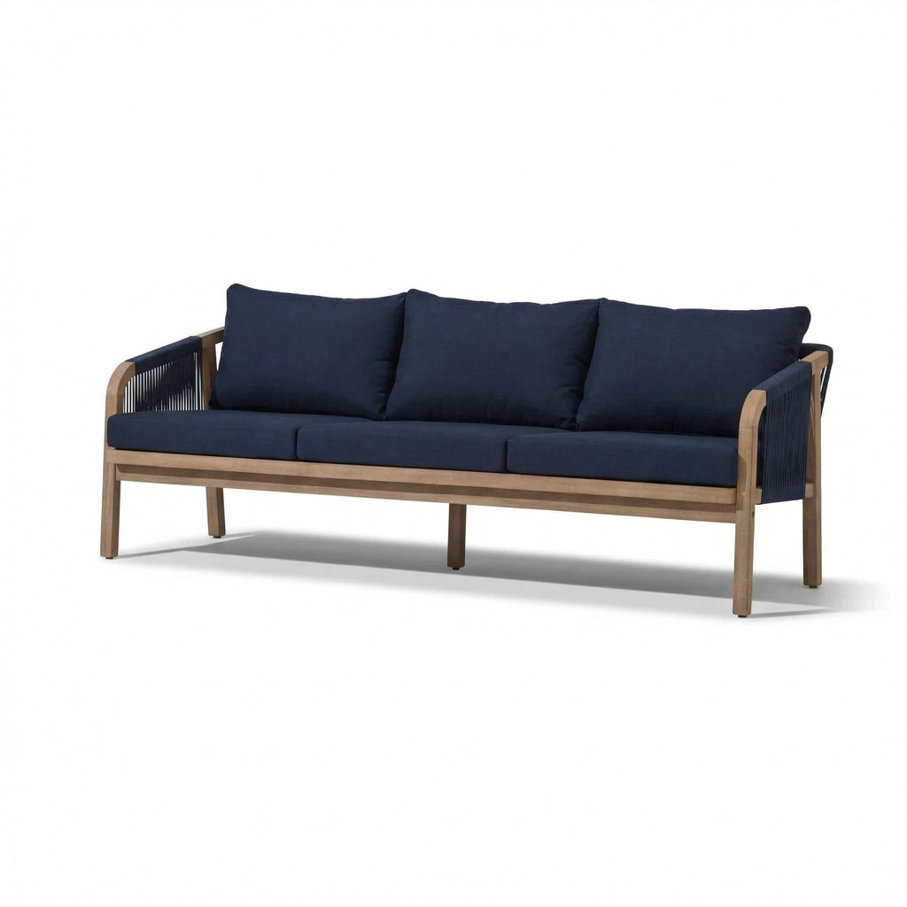 Shiro 5 Seater Garden Sofa - Navy