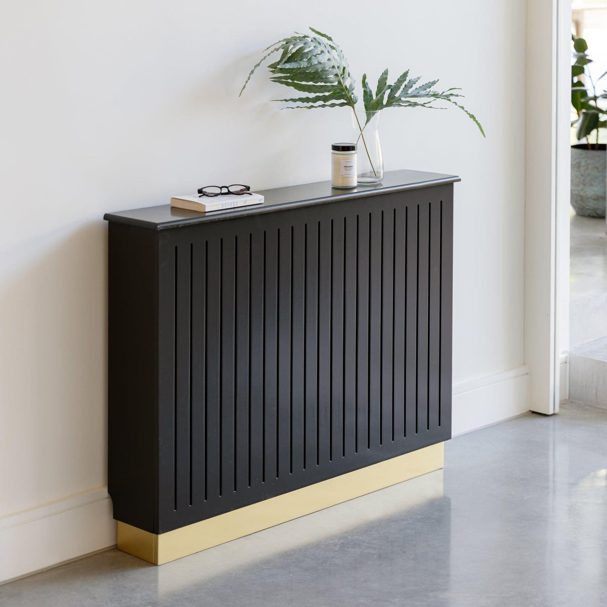 OUTLET - Iliana Medium Radiator Cover in Charcoal Grey
