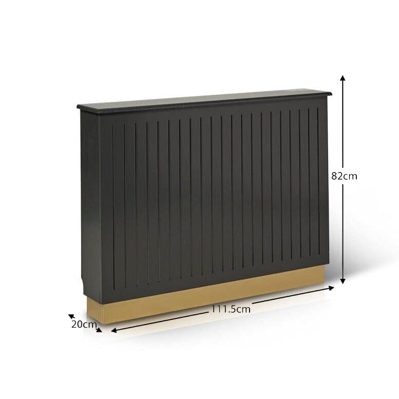 OUTLET - Iliana Medium Radiator Cover in Charcoal Grey
