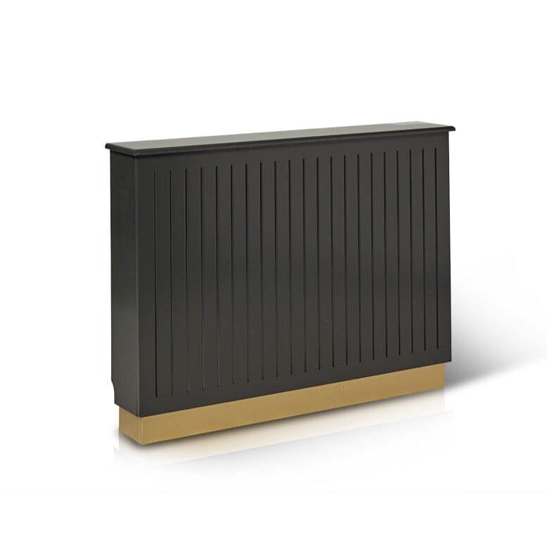 Iliana Medium Radiator Cover in Charcoal Grey