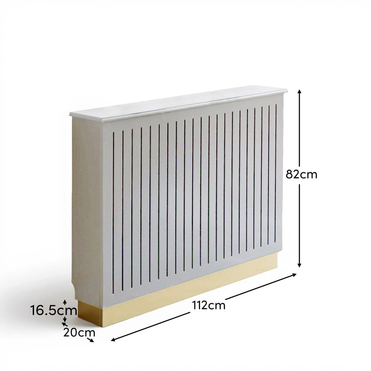 Iliana Medium Radiator Cover - Snow White