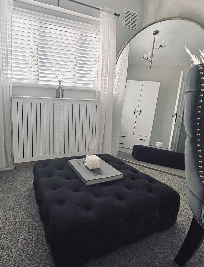 Iliana Medium Radiator Cover - Snow White