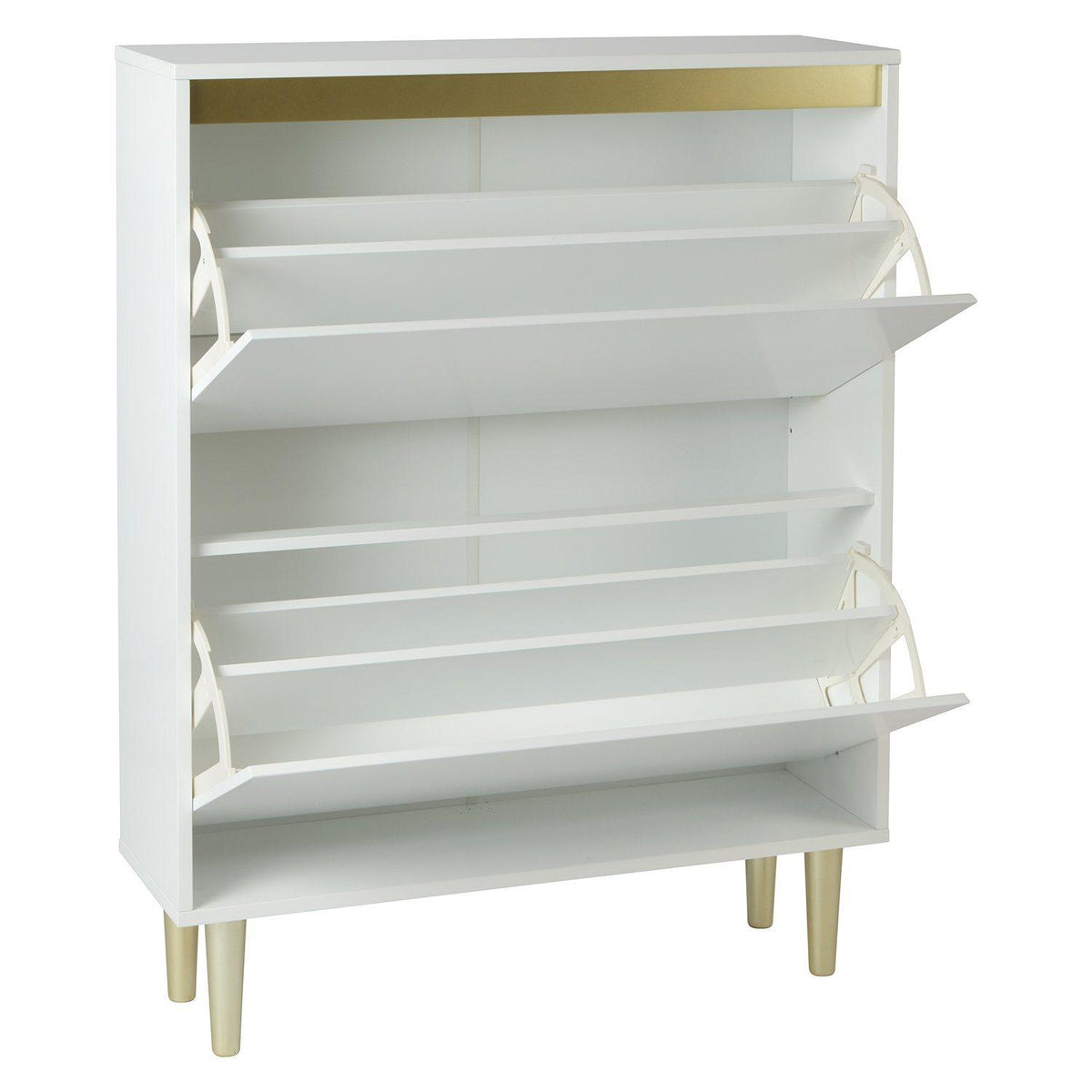 Iliana Shoe Cabinet - 2 Door - White