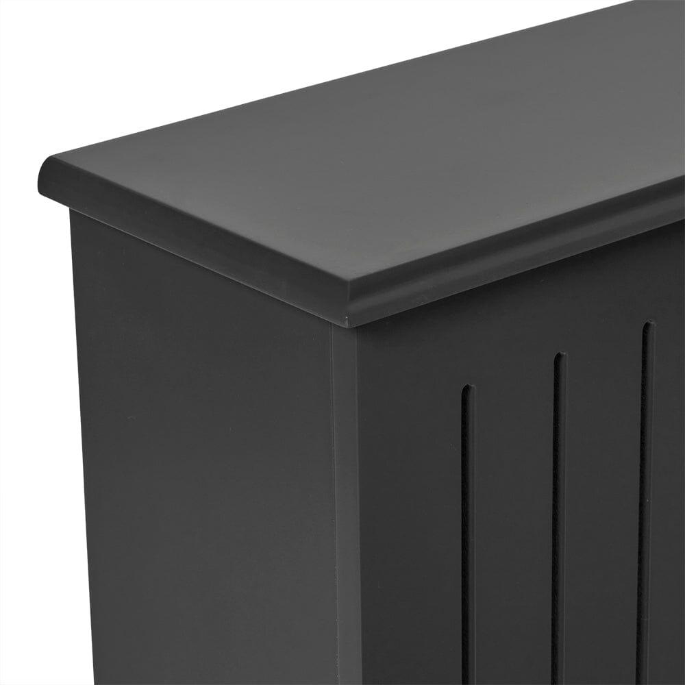 Iliana Small Radiator Cover in Charcoal Grey