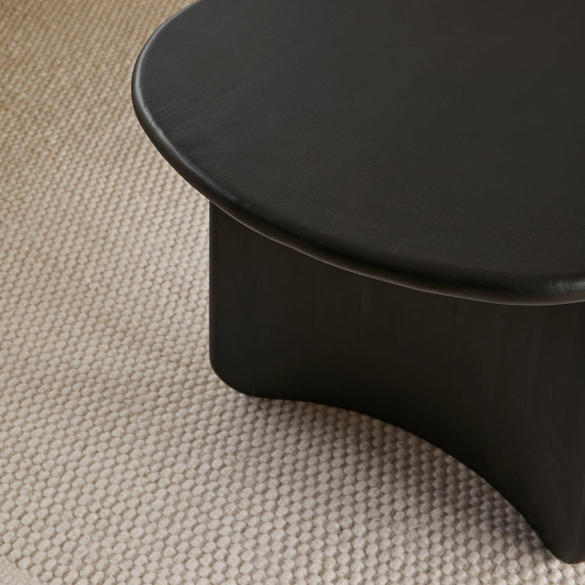 Imogen Black Acacia Wood Coffee table