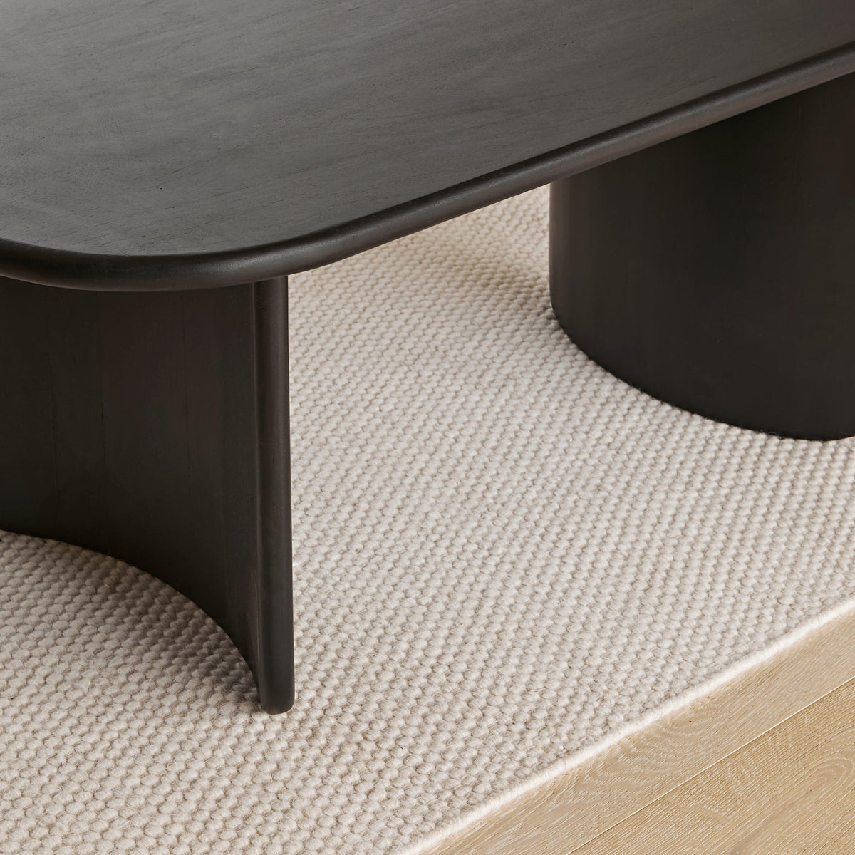 Imogen Black Acacia Wood Coffee table