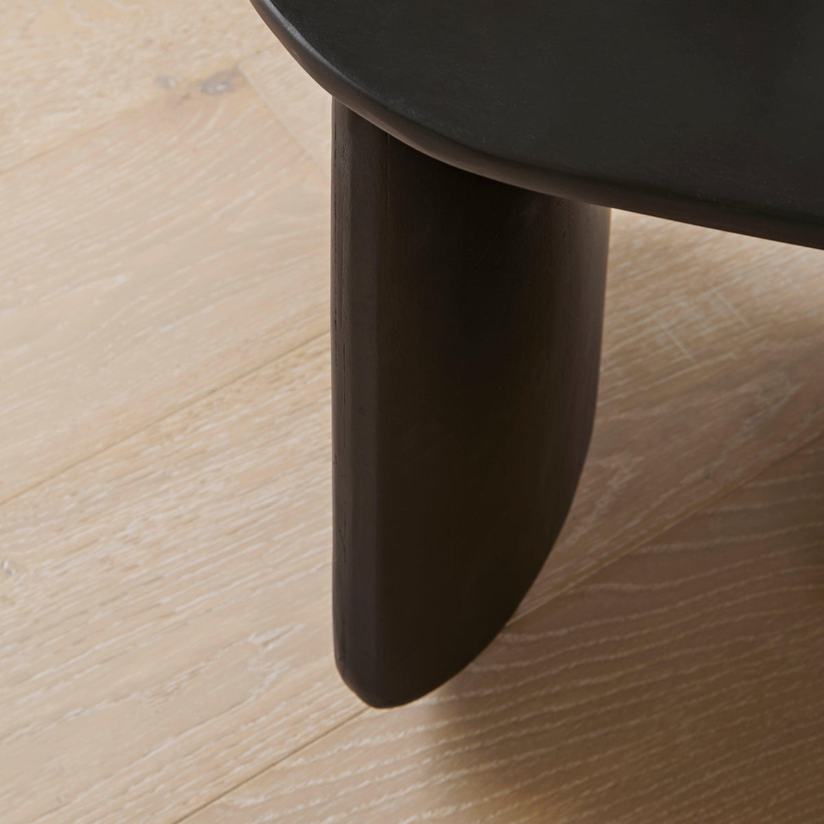 Imogen Black Acacia Wood Side Table