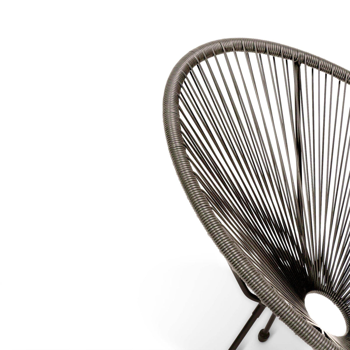 Outlet - Indra String Bistro Set - Grey