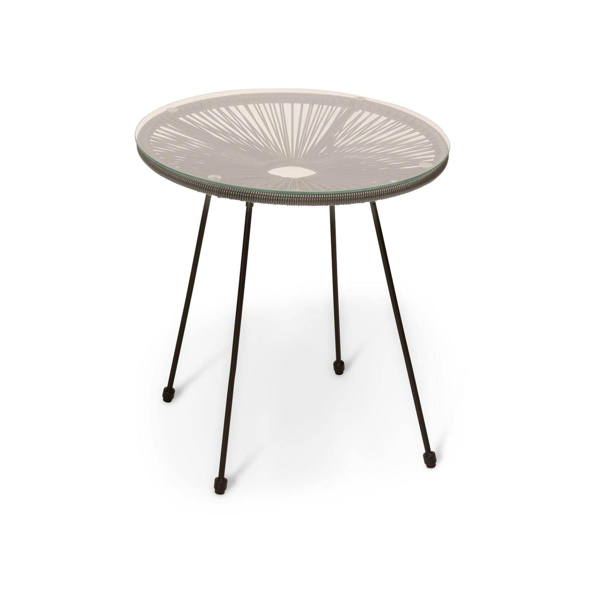 Outlet - Indra String Bistro Set - Grey