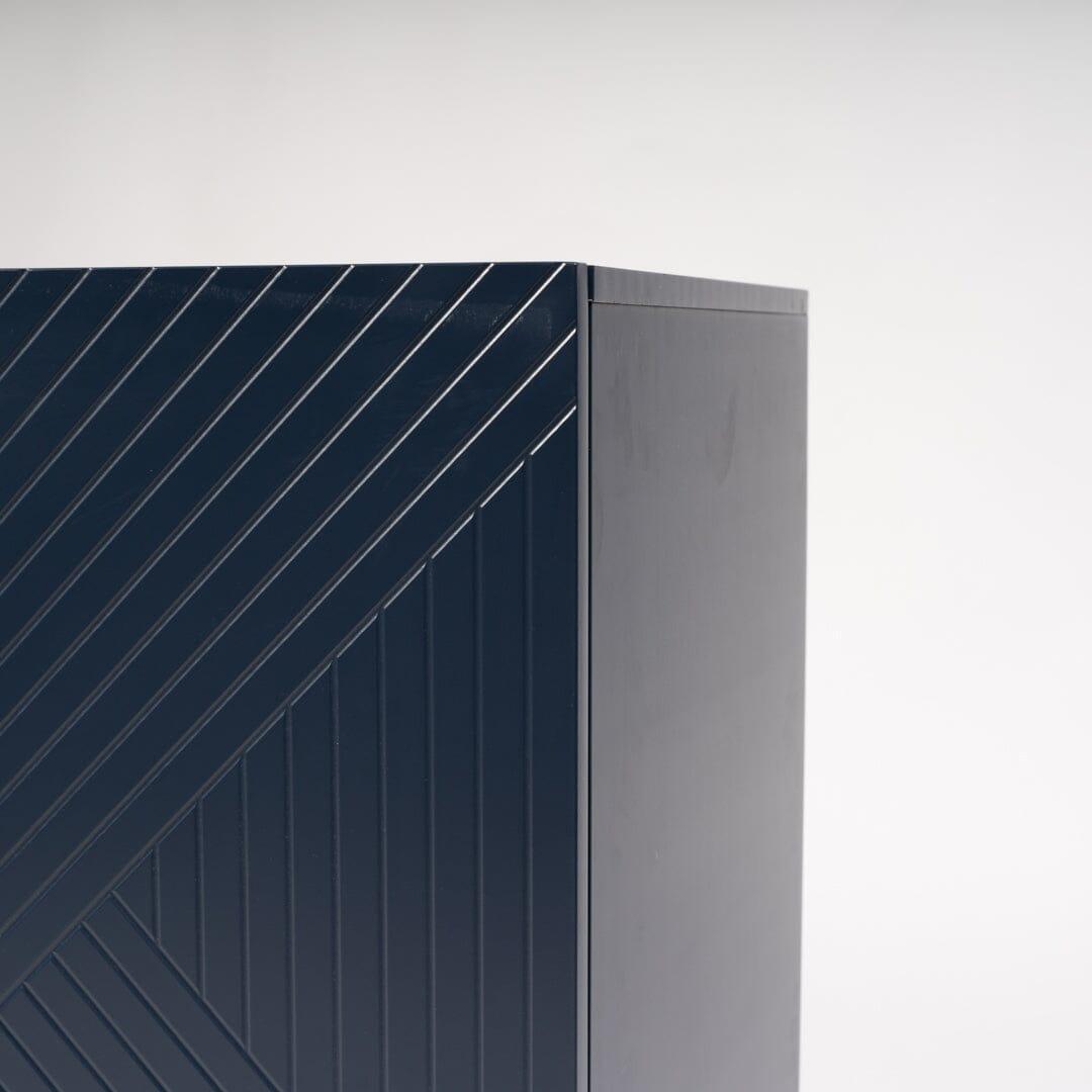 Outlet - Jack 3 Door Large Sideboard - Geometric Blue