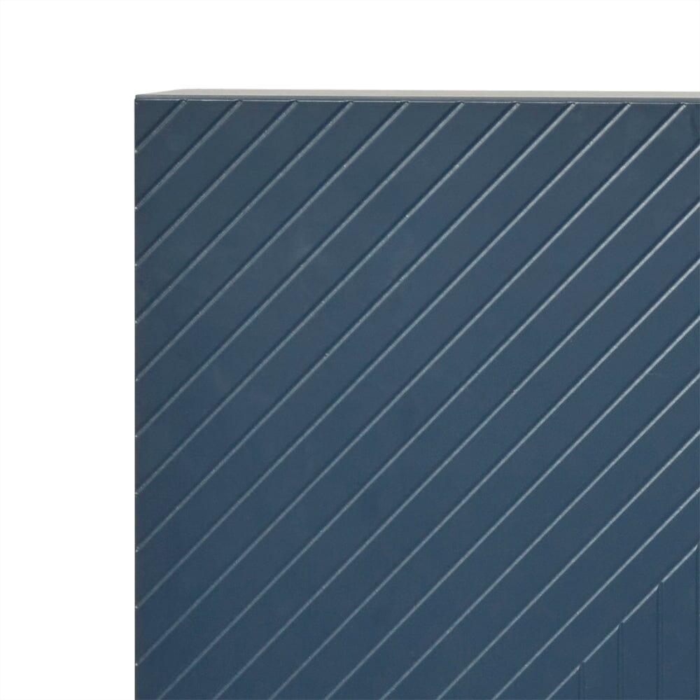 Jack Small Shoe Cabinet - Geometric - Blue