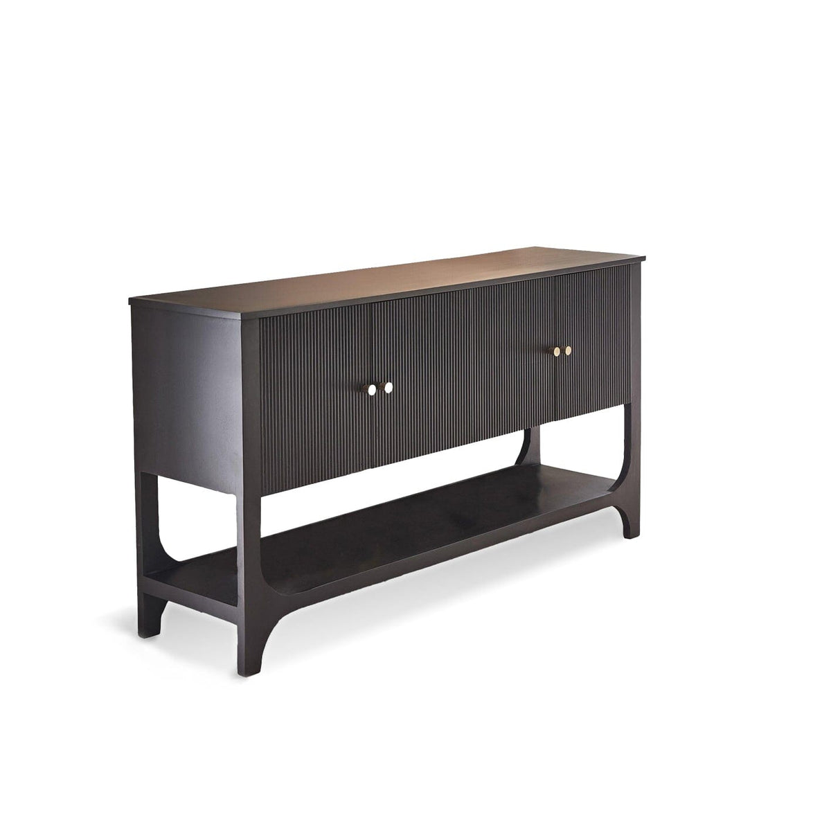 Outlet - Jade 4 Door Large Sideboard - Black