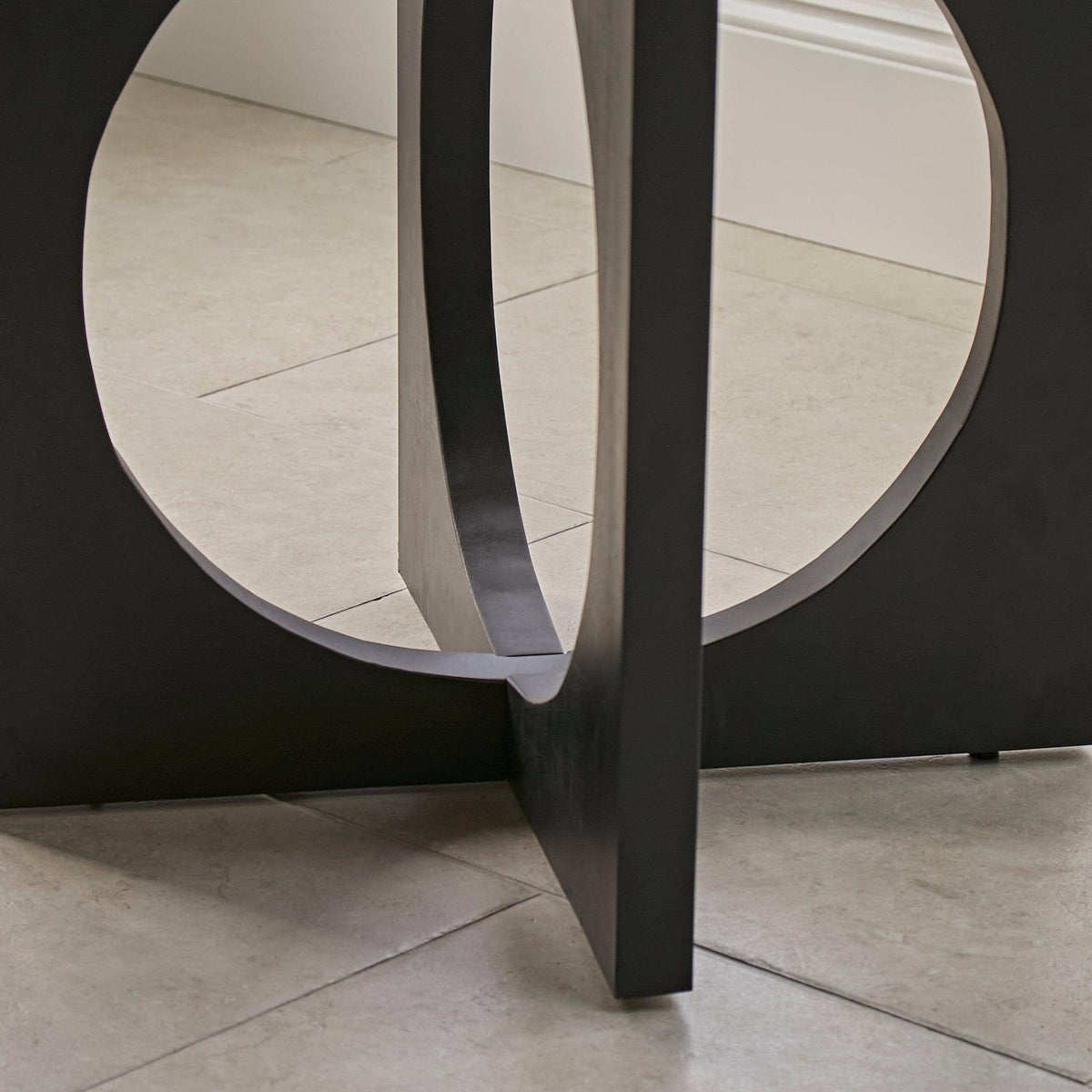 Jade Jet Black Round Acacia Dining Table Set - 4 Seater - Freya Fern Green Dining Chairs - Black Legs