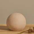 Outlet - Kelton 11cm Ceramic Ball Ornament - Taupe