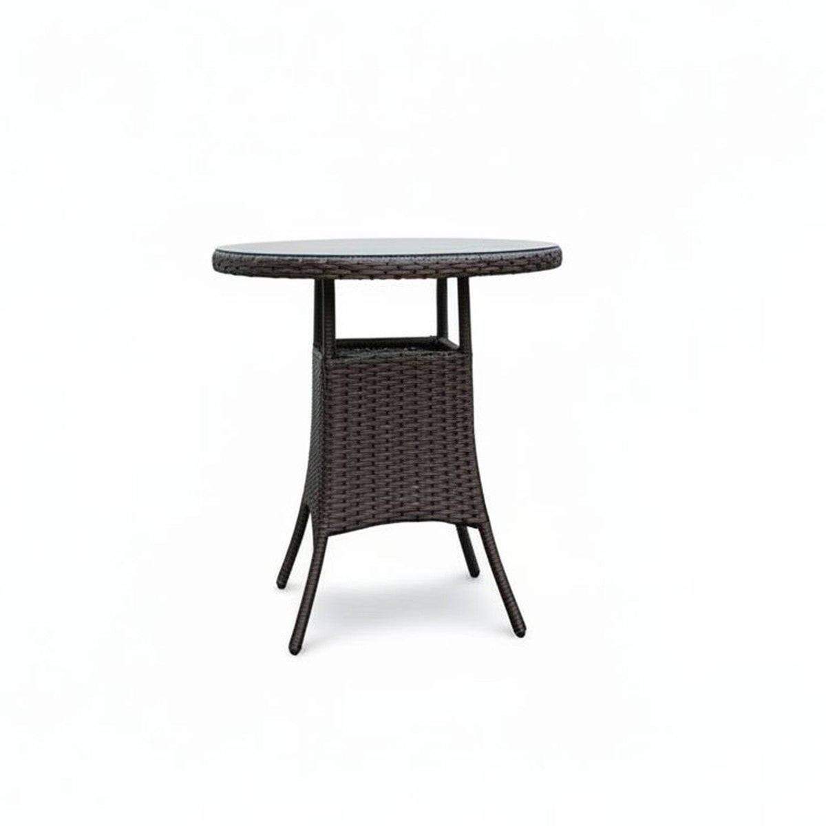OUTLET - Kemble Bistro Table - Brown