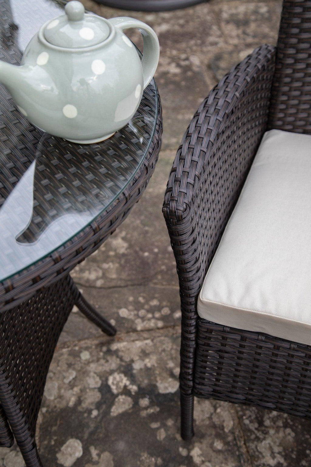OUTLET - Kemble Bistro Table - Brown