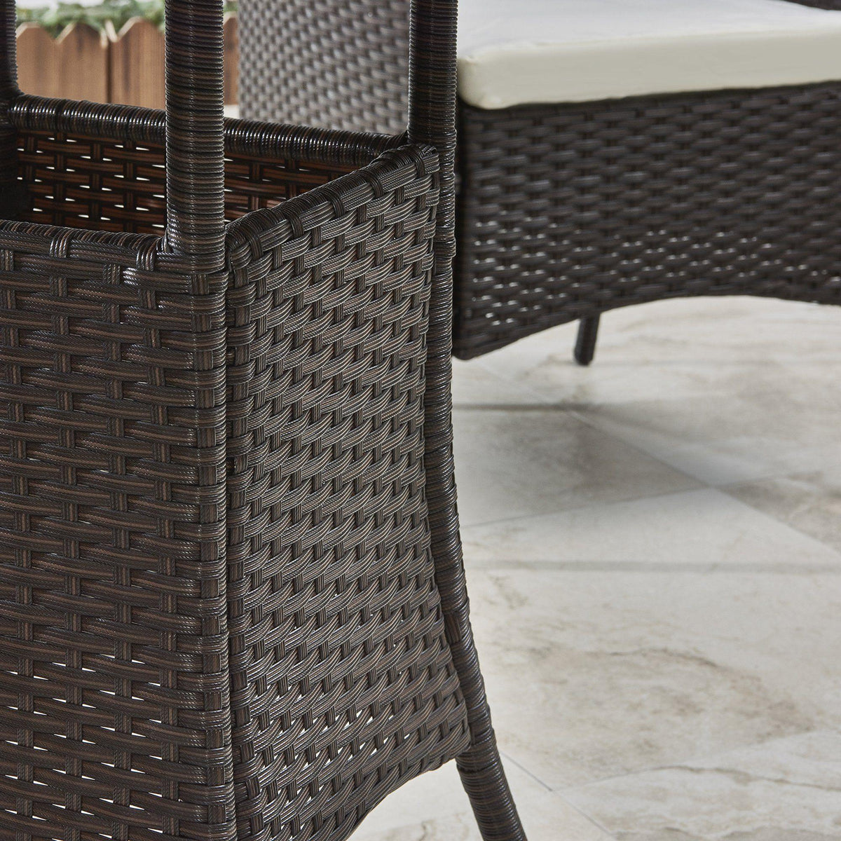 OUTLET - Kemble Bistro Table - Brown