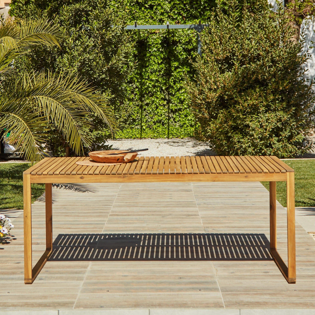 Outlet - Lennox 6 Seater Outdoor Wooden Dining Table