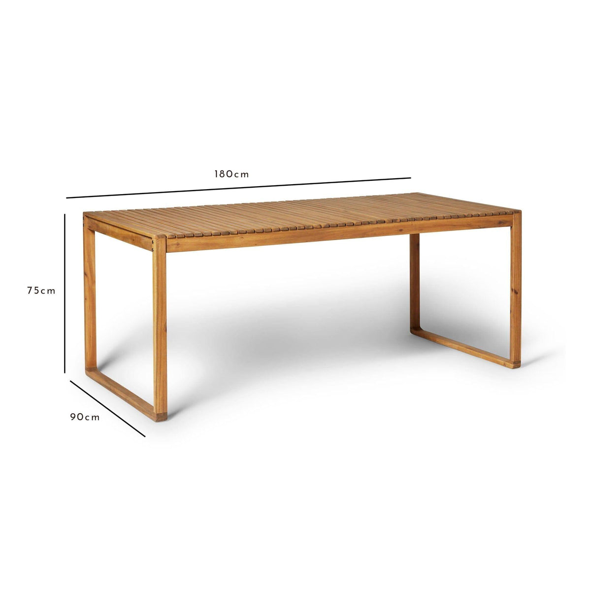 Outlet - Lennox 6 Seater Outdoor Wooden Dining Table