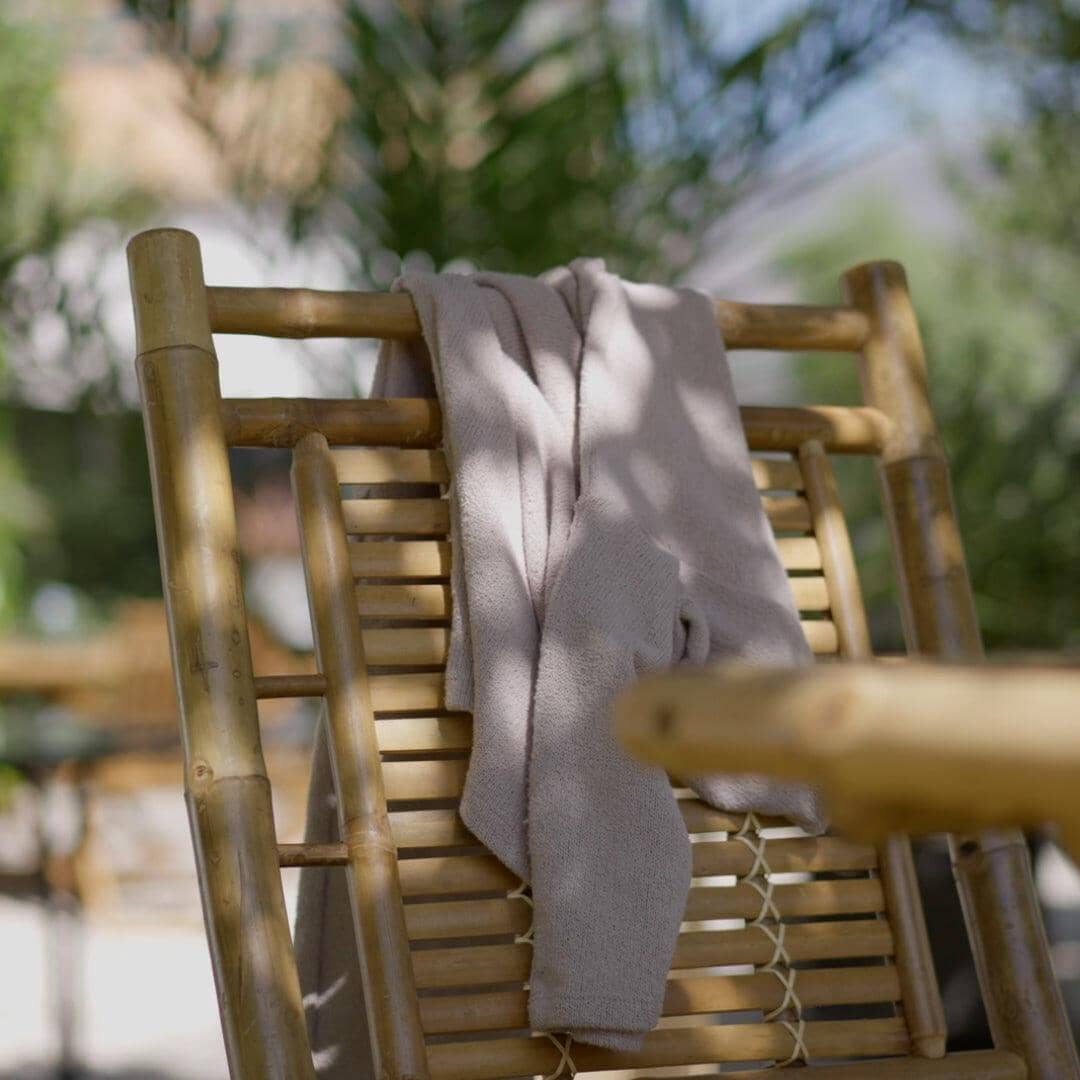 Lila Bamboo Garden Folding Chairs - Set of 2