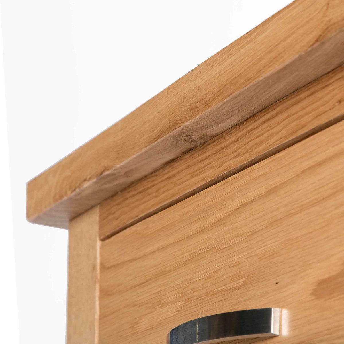 London Oak 4 Over 6 Chest Of Drawers