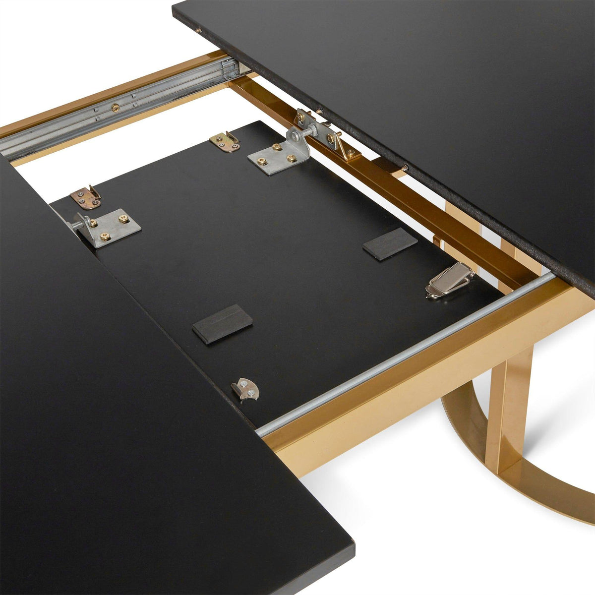 Lua Noir Black Dining Table - Extendable