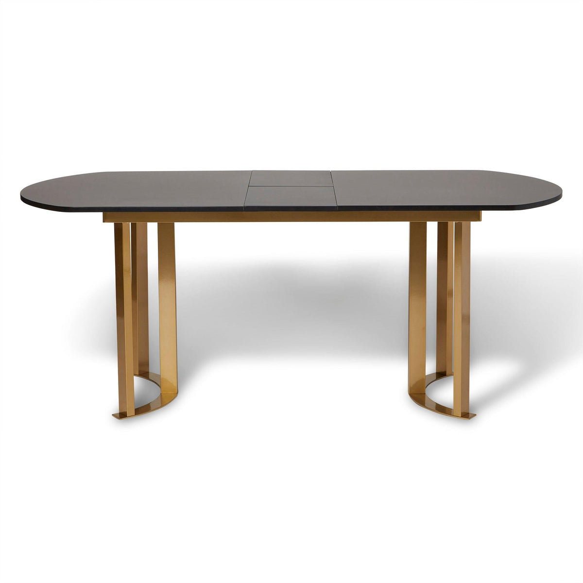Lua Noir Black Dining Table - Extendable