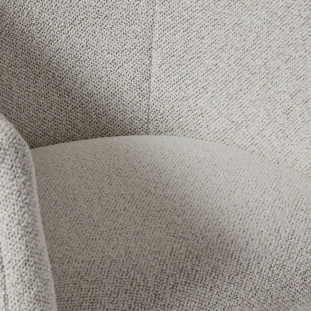 OUTLET - Magnus Dove Grey Dining Chairs - Set of 2 - Black Legs