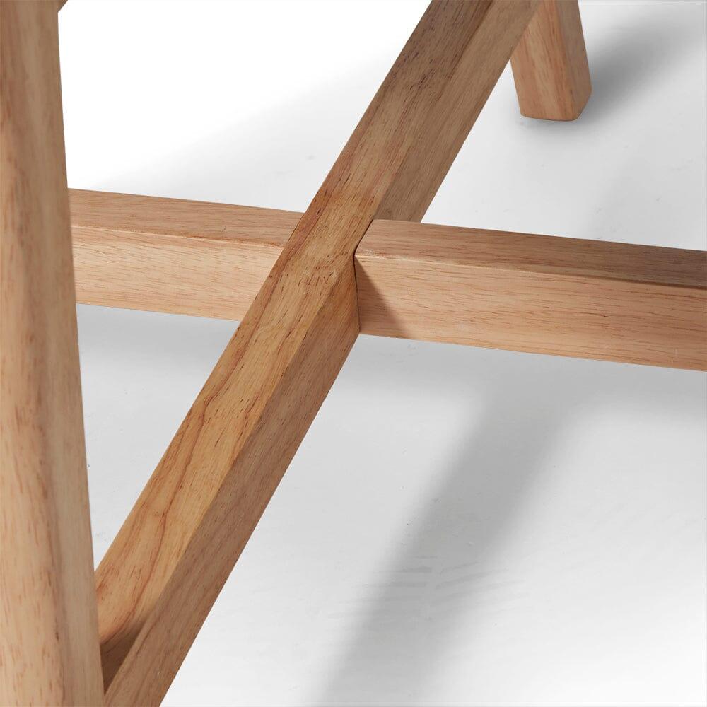 OUTLET - Magnus Dove Grey Dining Chairs - Set of 2 - Pale Oak Legs
