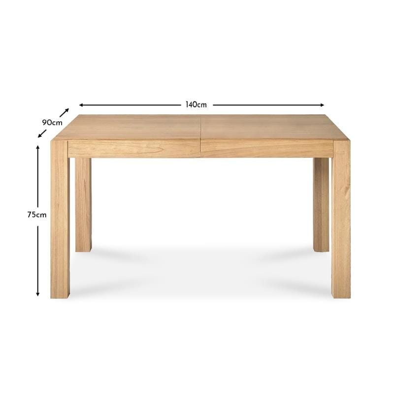 Outlet - Magnus Pale Oak Dining Table - Extendable