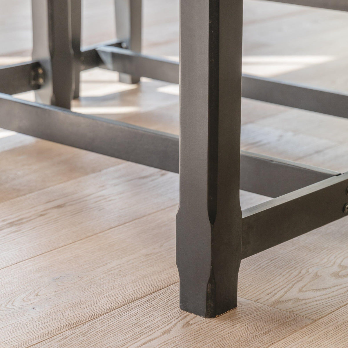 OUTLET - Matilda Mango Wood Dining Table - Black Legs