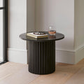 Outlet - Myla Black Round Side Table