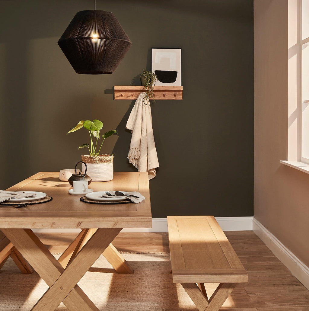 Outlet - Neri Black Cotton String Pendant