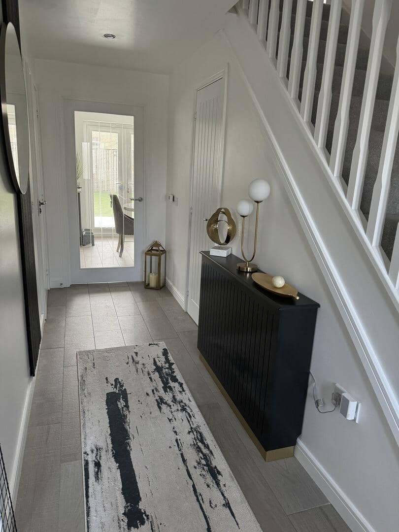 Iliana Medium Radiator Cover in Charcoal Grey