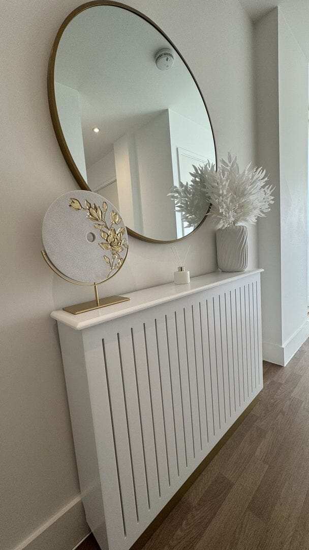 Iliana Medium Radiator Cover - Snow White